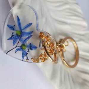 Brelok“Serce:Kwiatowy nastrój”