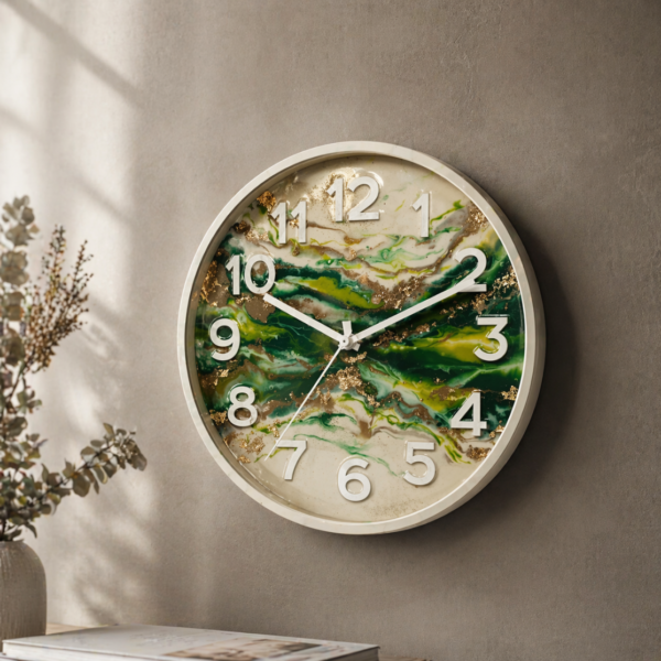 Zegar Ścienny "Malachit"